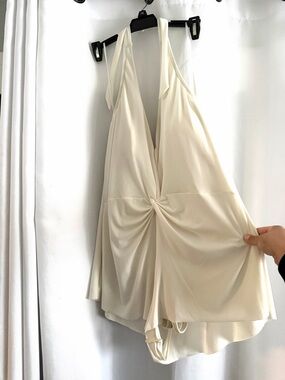 NWT Magicsuit Theresa Romper Swimsuit - Size 16 - Cream